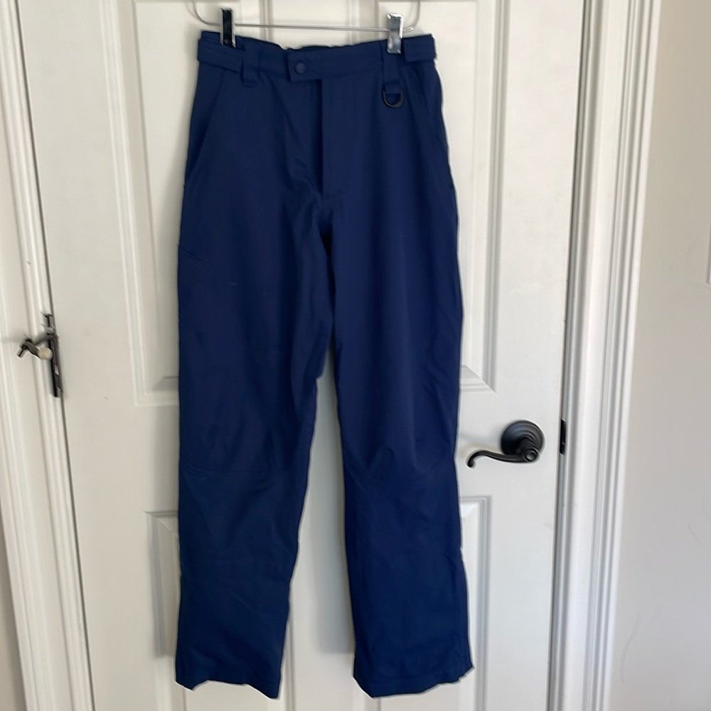 Llbean kids ski shell pants with snap in fleece insulator legging size 14